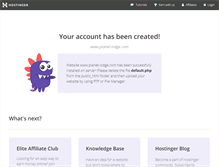 Tablet Screenshot of planet-lodge.com